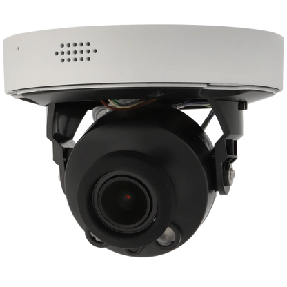 Minidome ip camera of 8 megapíxeles and optical zoom lens