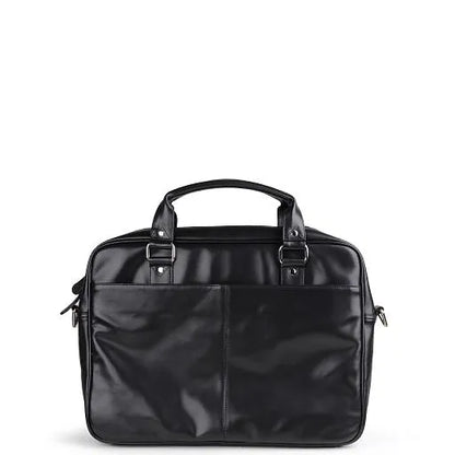 Läderportfölj premium för laptop och dokument