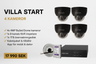 Villa Start Camera Surveillance – 4 Cameras